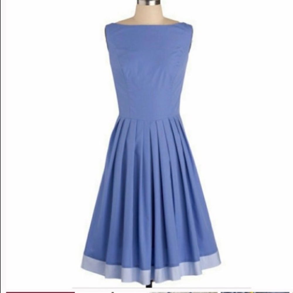 ModCloth XXL Periwinkle Prance Dress